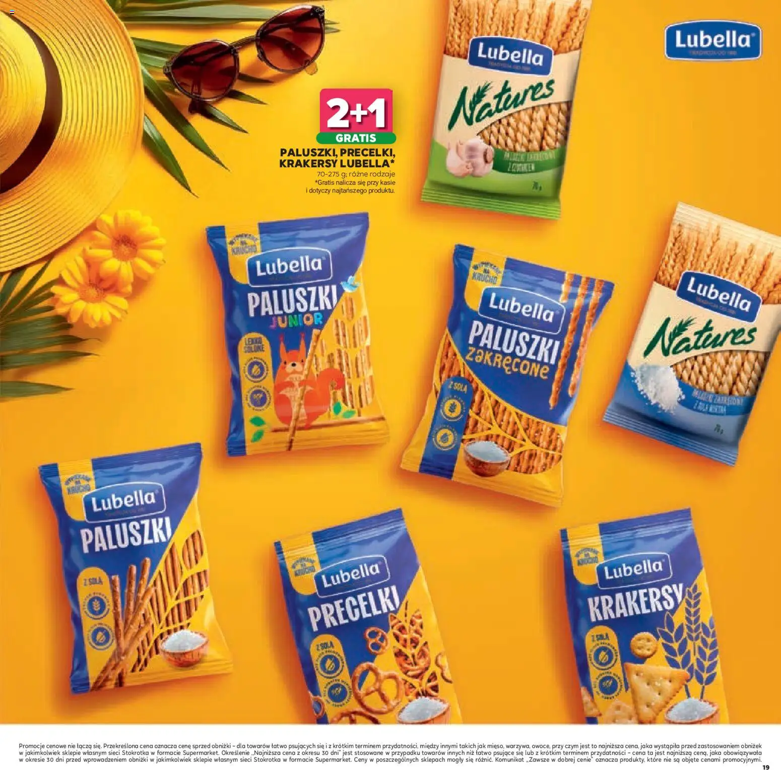 Stokrotka gazetka - Łap Okazje od 02.07.2026 | Strona: 19 | Produkty: Stokrotka, Paluszki, Krakersy