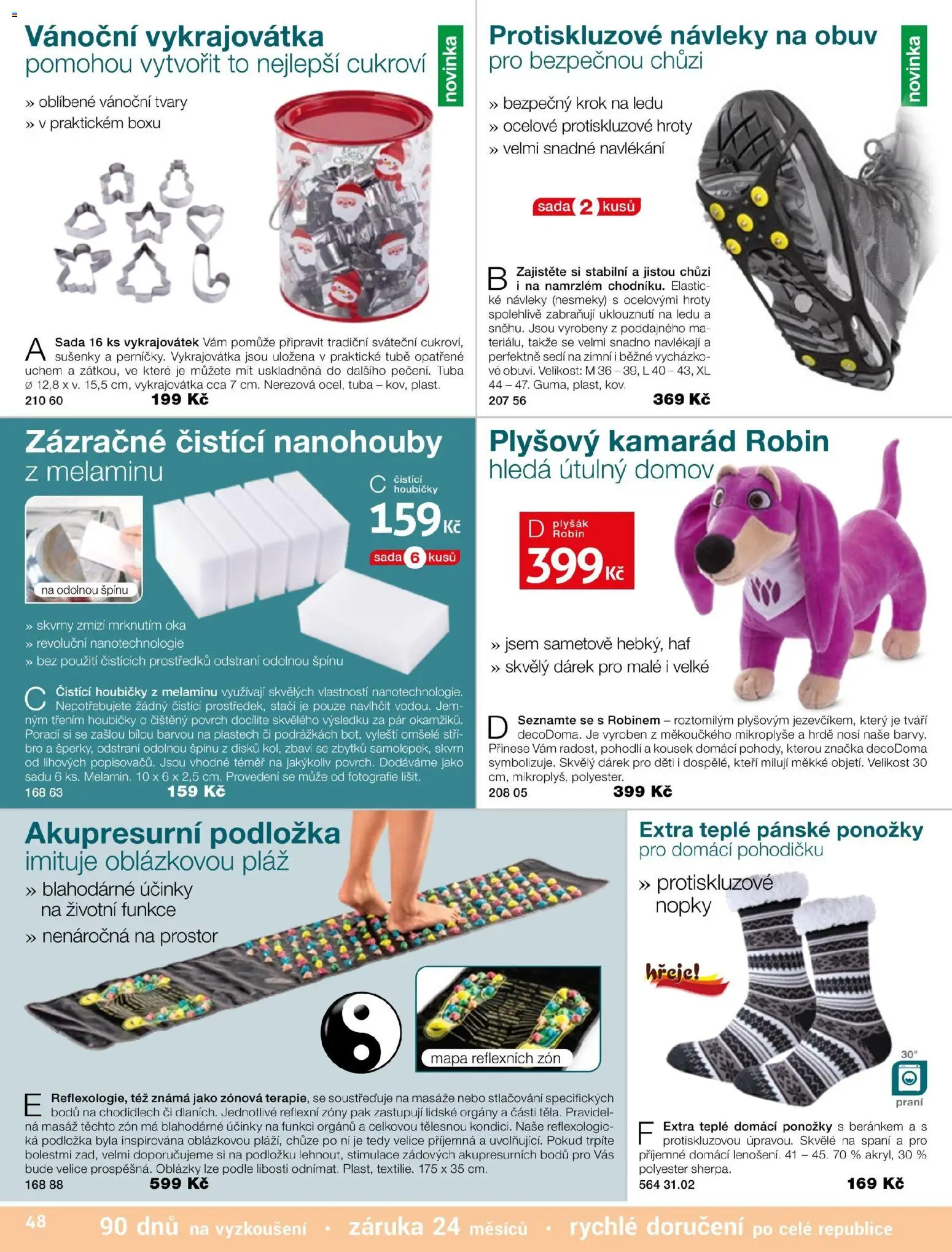 Decodoma katalog Vánoce 2026 od 04.10.2026 | Strana: 49 | Produkty: Tuba, Ponožky, Plyšák, Sušenky