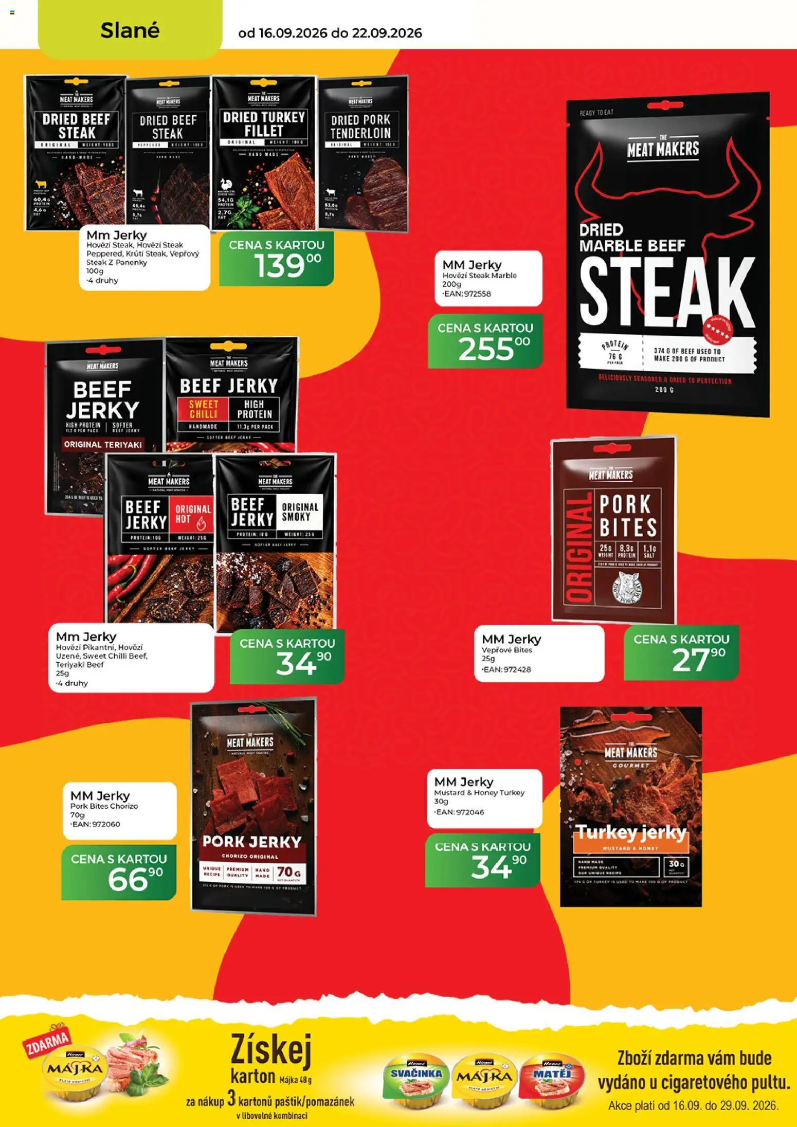 Tamda Foods leták od 16.09.2026 | Strana: 38 | Produkty: Hovězí, Gourmet, Vepřový steak, Chorizo