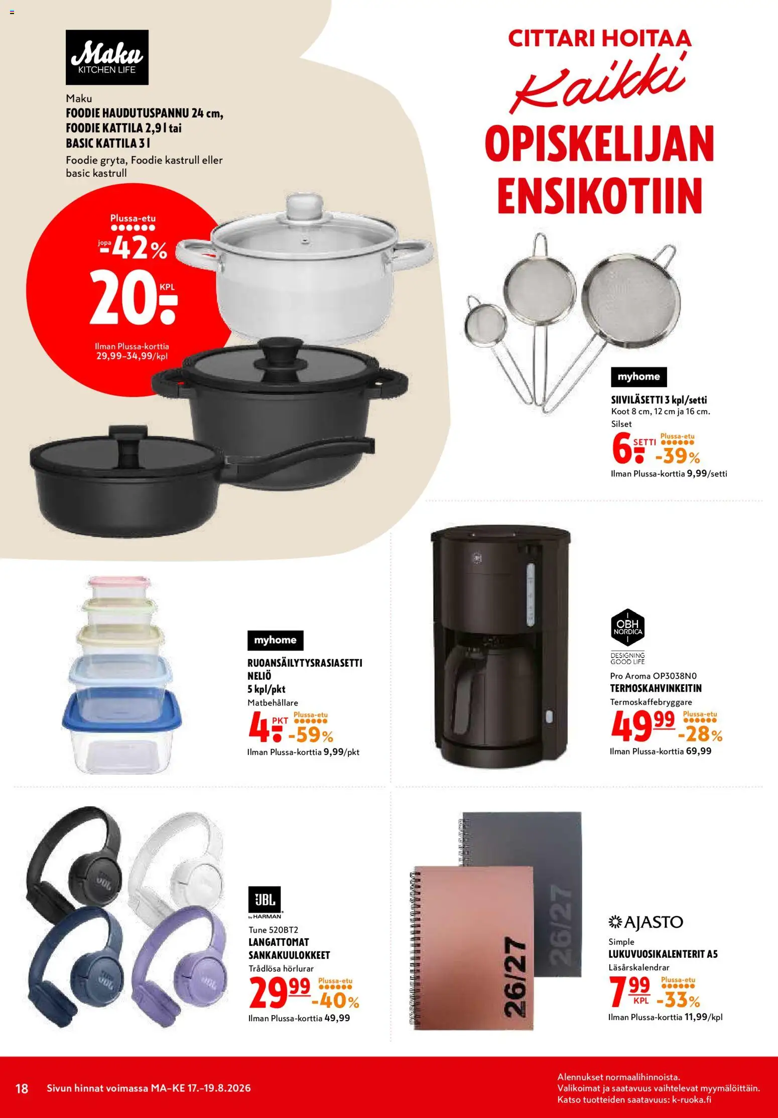 K-Citymarket tarjoukset – voimassa 17/08/2026 alkaen | Sivu: 18