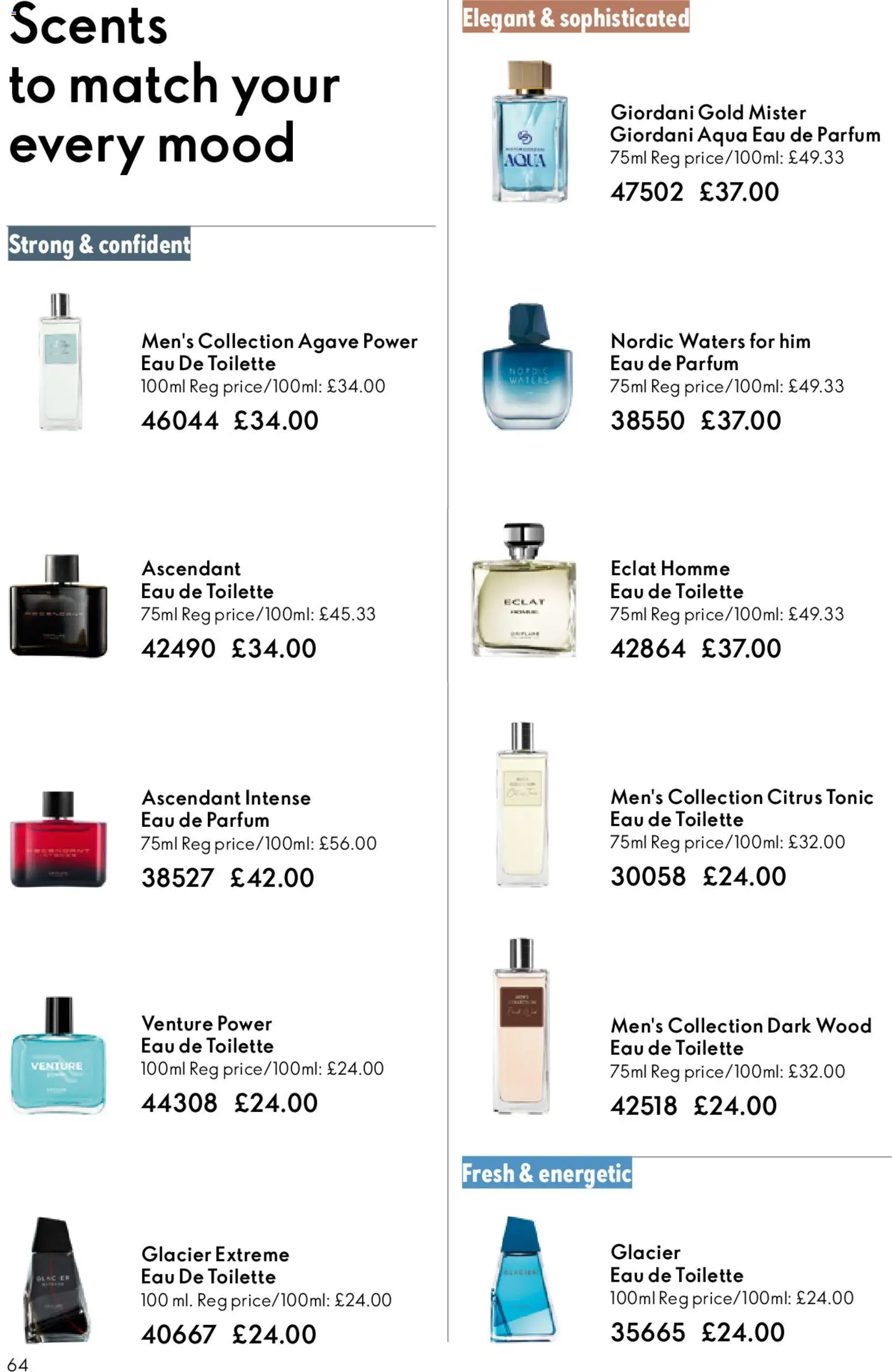 {H1} | Page: 64 | Products: Eau de toilette