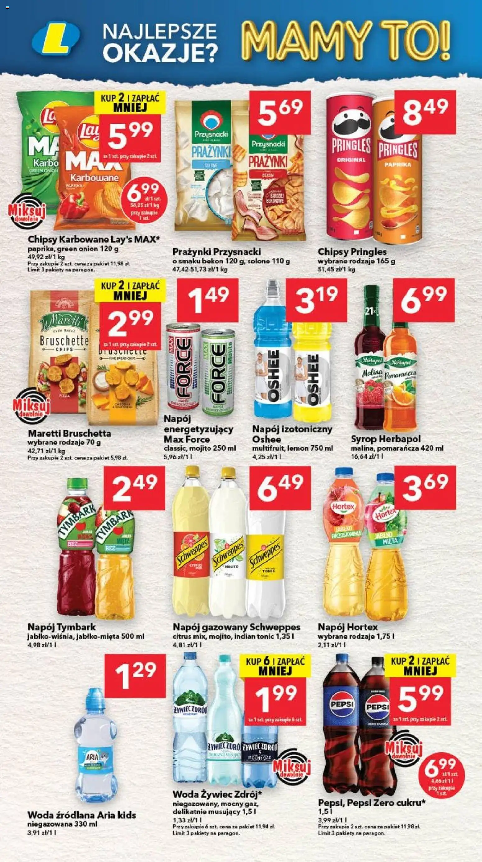 Lewiatan gazetka - Bydgoszcz od 10.09.2026 | Strona: 6 | Produkty: Syrop, Pepsi, Chipsy pringles, Woda