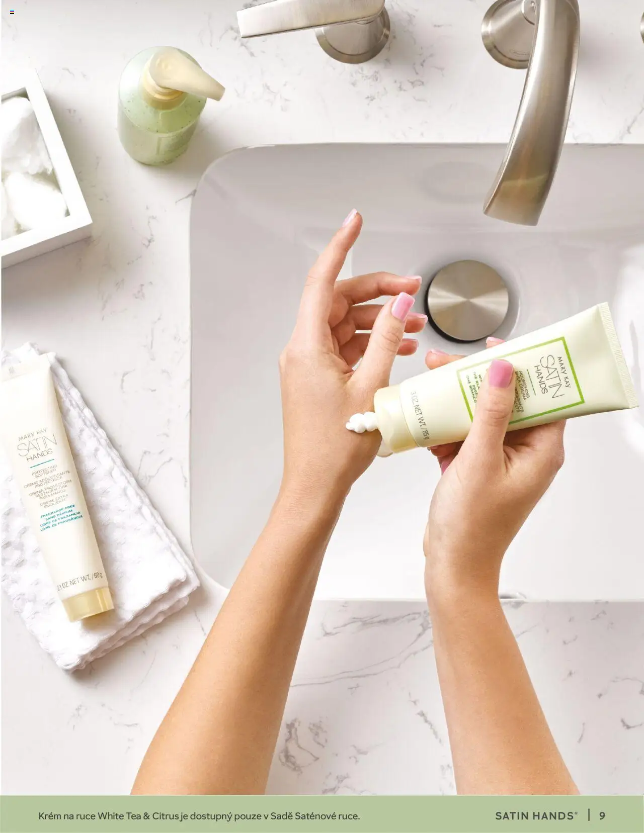 Mary Kay katalog - Péče pro ruce a tělo od 16.03.2025 | Strana: 9 | Produkty: Krém na ruce, Krém, Crema