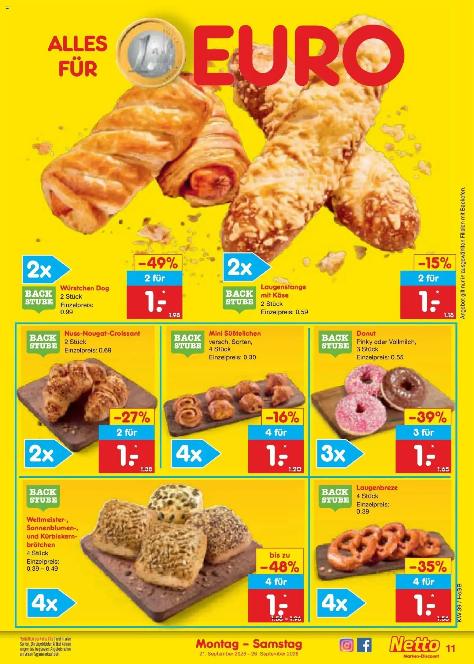 Netto Marken-Discount Prospekt Hannover – gültig ab 21.09.2026 | Seite: 17 | Produkte: Käse