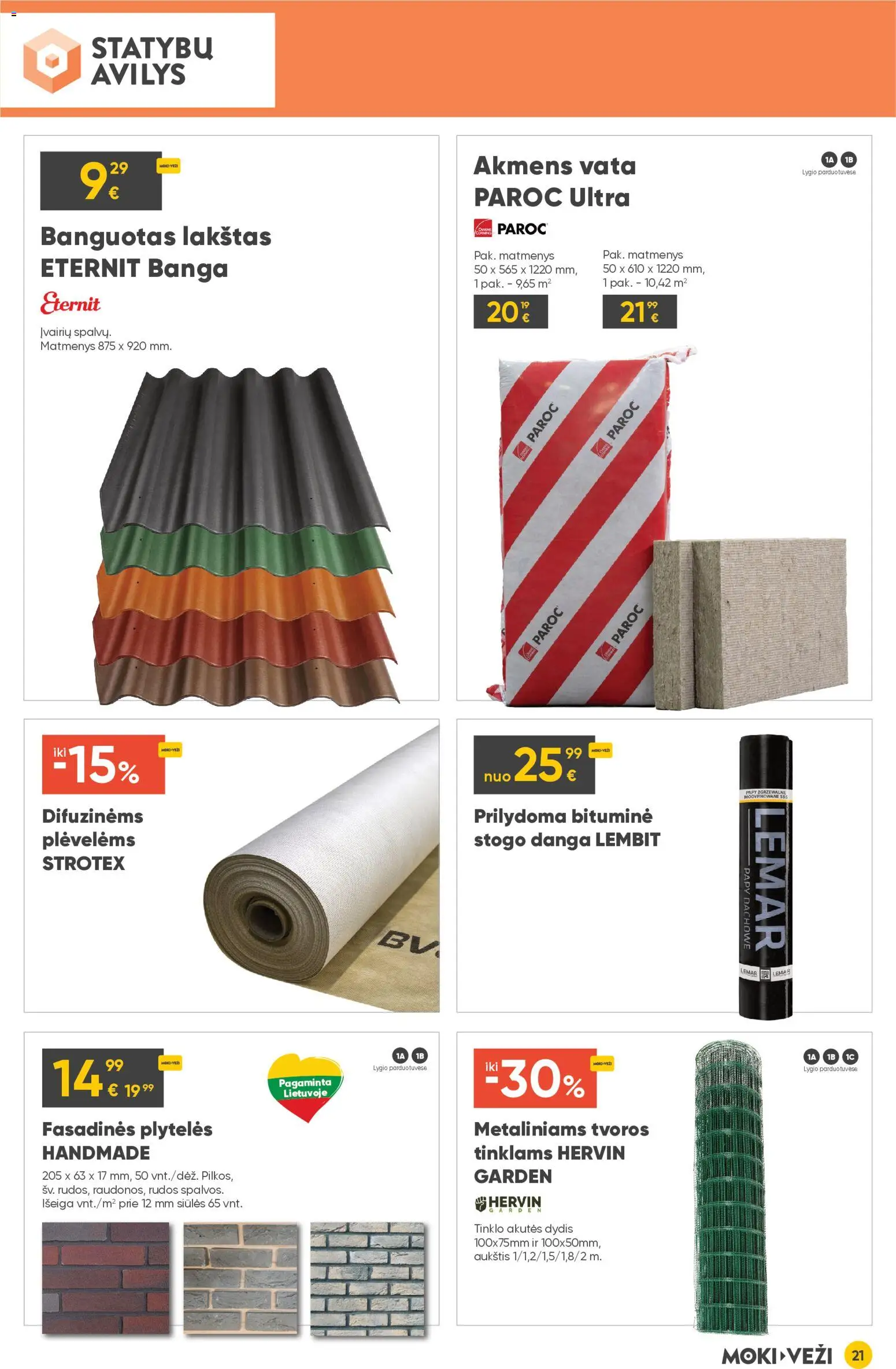 MOKI VEŽI akcijos nuo 05.03.2026 | Puslapis: 21 | Prekių: Vata