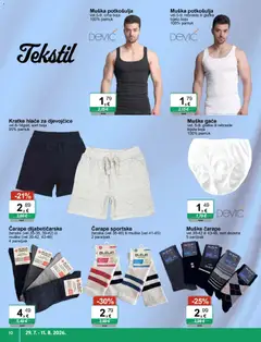 KTC - Katalog igračke i tekstil - Pregled kataloga iz trgovine KTC, vrijedi od 29.07.2026 | Stranica: 10 | Proizvodi: Hlače, Kratke hlače, Čarape