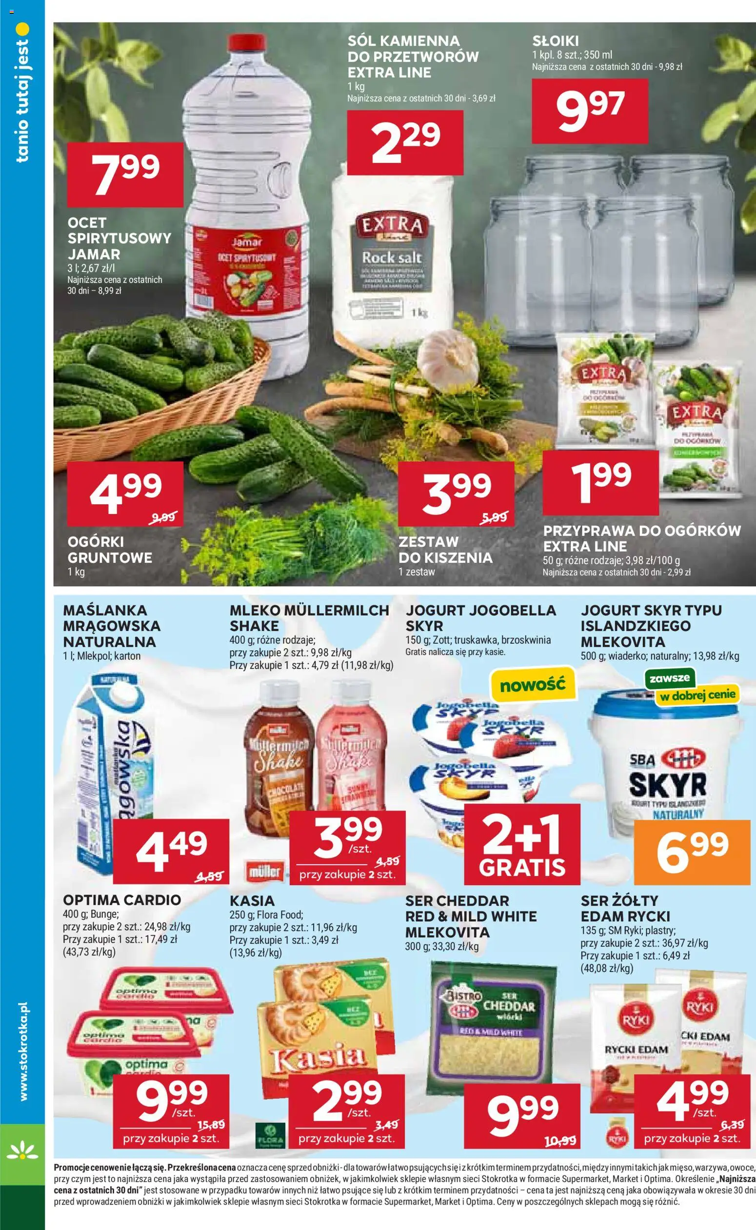 Stokrotka gazetka od 11.06.2026 | Strona: 22 | Produkty: Brzoskwinia, Ser, Sól, Skyr