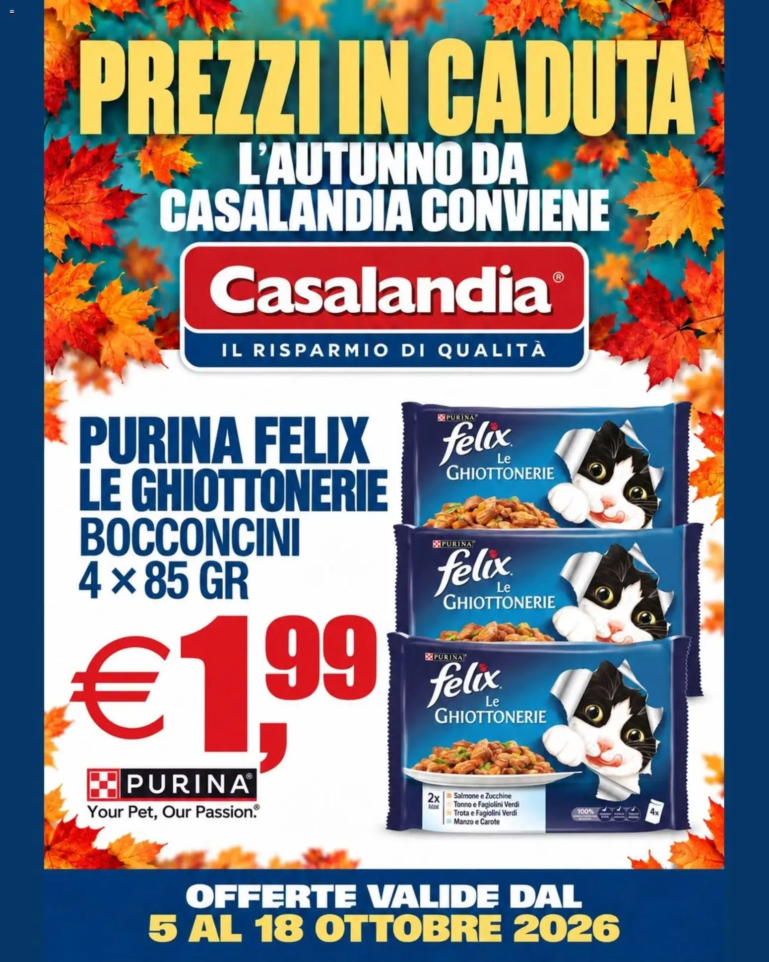 Volantino Casalandia del 05/10/2026 | Pagina: 9 | Prodotti: Salmone, Trota, Tonno, Zucchine