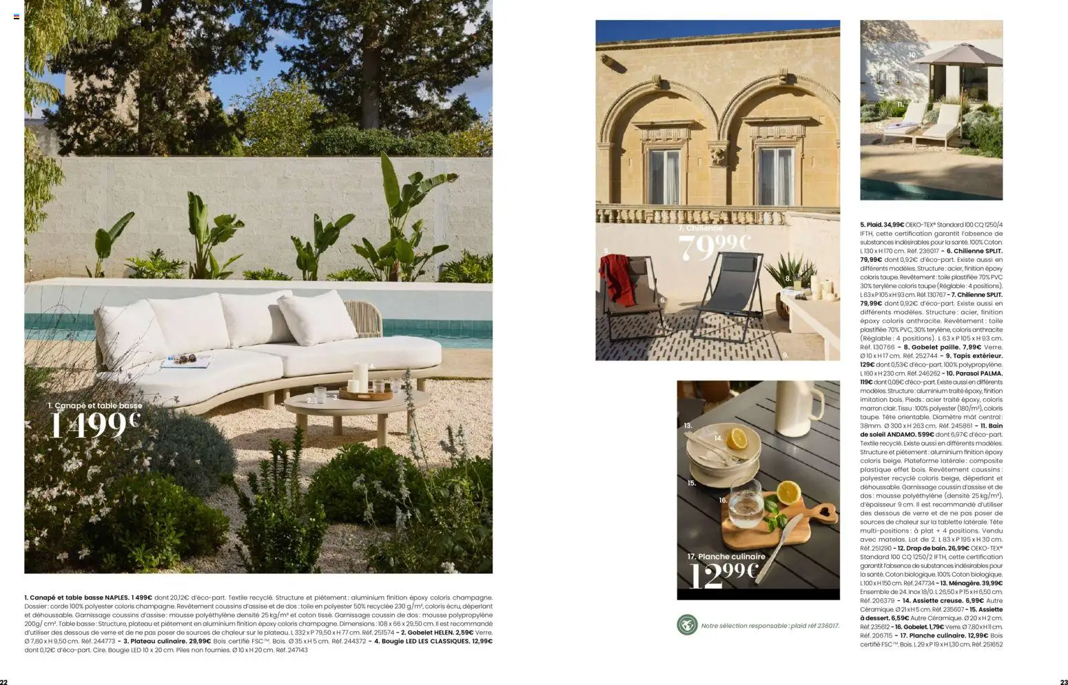 {H1} | Page: 12 | Produits: Tablette, Bain de soleil, Plaid, Tapis