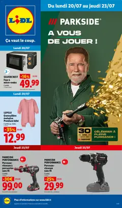 LIDL - Prévisualisation de LIDL catalogue les bonnes affaires Exclu Web valide à partir de 20/07/2026