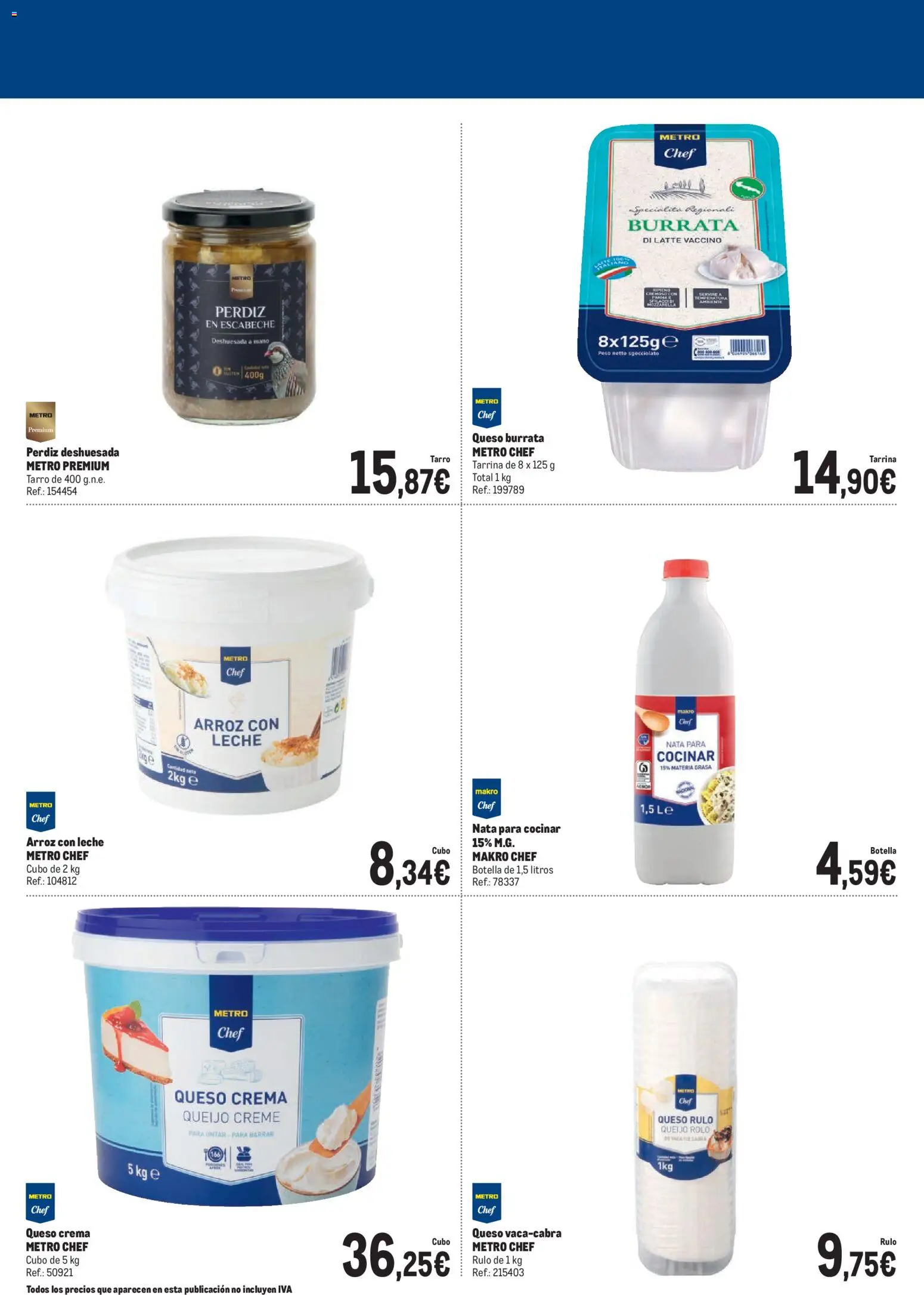 Makro Corpus Christi Toledo │ válido desde el 21.05.2026 | Página: 3 | Productos: Πιατοθήκη, Leche, Queso, Arroz