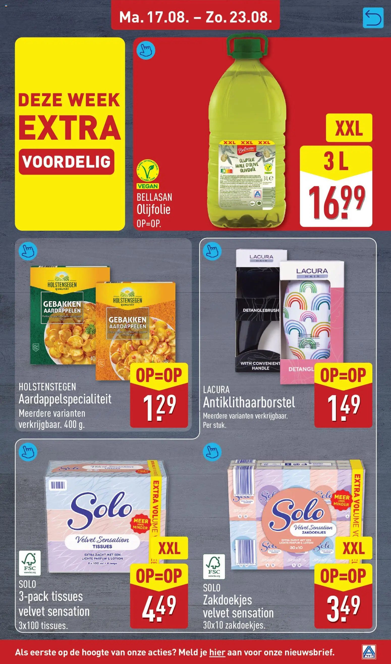 {H1} | Pagina: 23 | Producten: Olijfolie, Aardappelen, Parfum, Gel