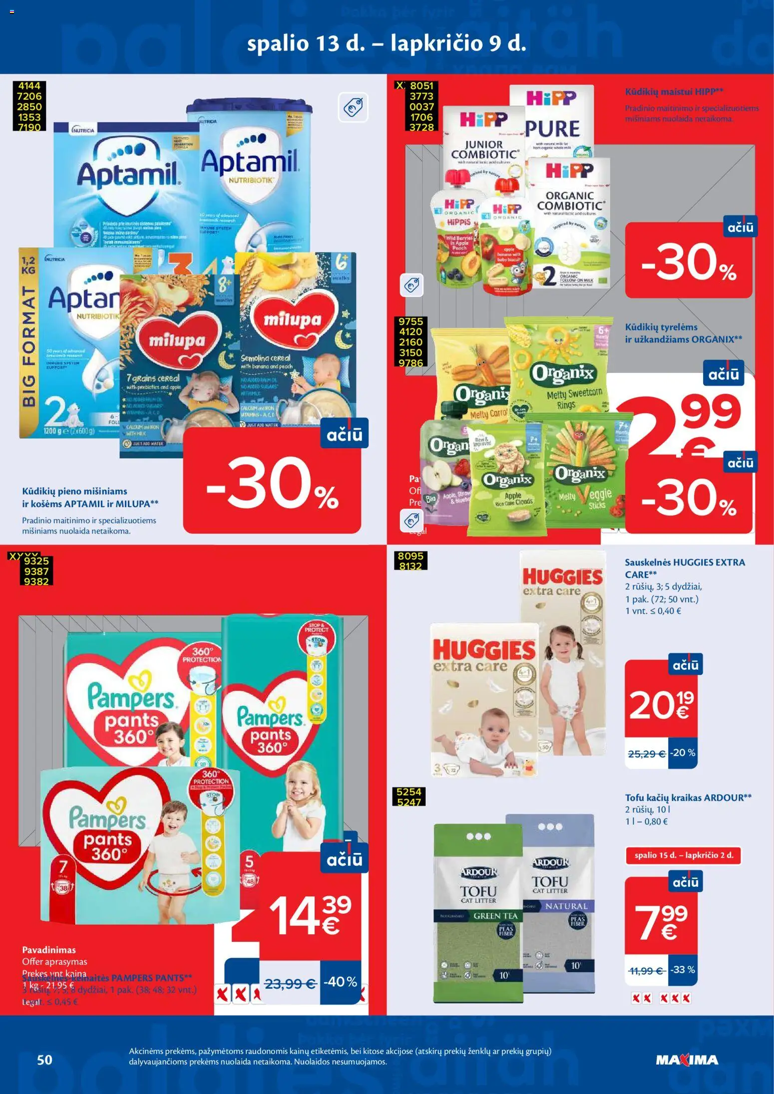 MAXIMA akcijos nuo 2026.10.20 | Puslapis: 50