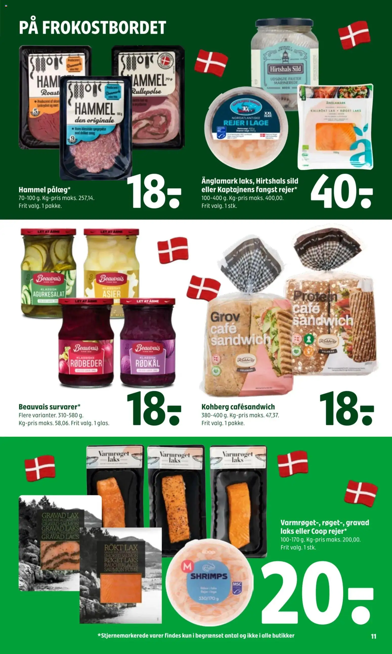 Coop 365 tilbudsavis – gyldig fra 03/09/2026 | Side: 13 | Produkter: Rullepølse, Sild, Rejer, Laks
