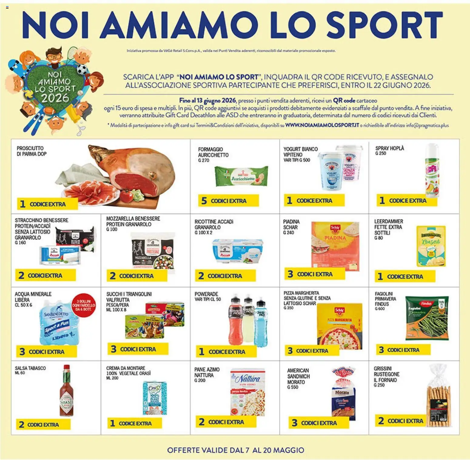 Volantino Coal del 07.05.2026 | Pagina: 30 | Prodotti: Prosciutto, Stracchino, Grissini, Fagiolini