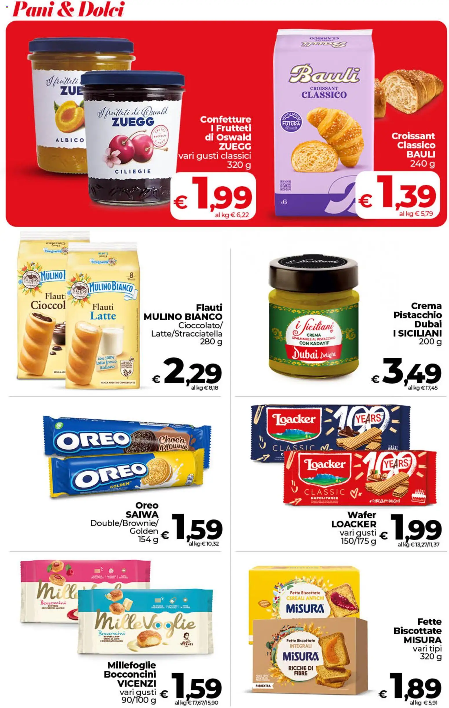 Volantino COOP del 07.04.2026 | Pagina: 32 | Prodotti: Crema, Latte, Croissant, Fette biscottate