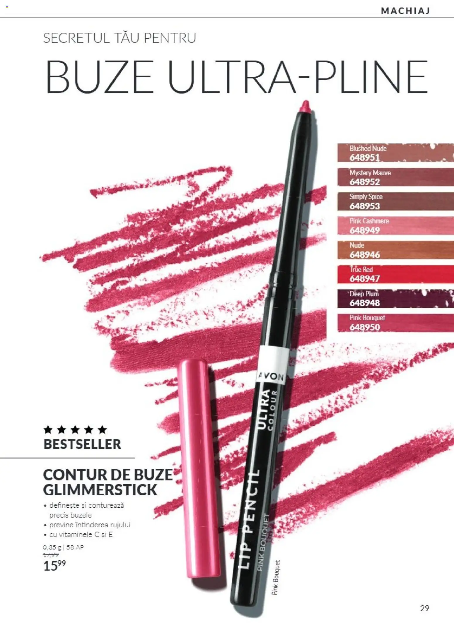 Noul catalog Avon – valabil de la 01.10.2026 | Pagină: 29 | Produse: Machiaj