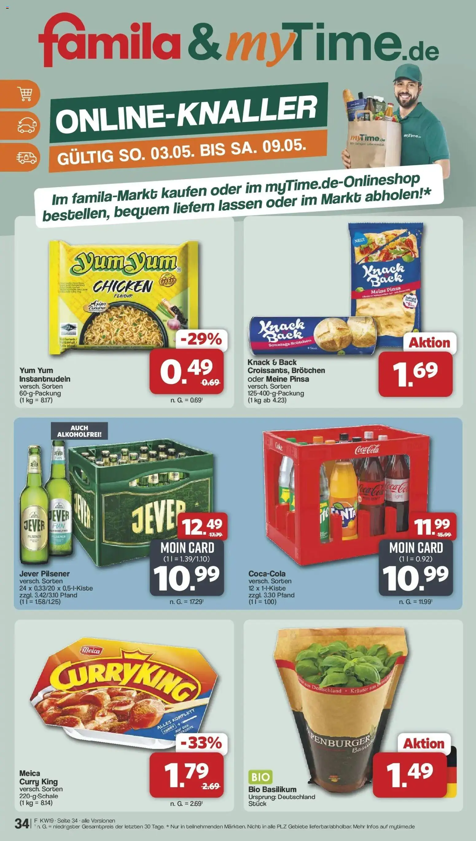 Famila Nordwest - Famila: Wochenangebote – gültig ab 03.05.2026 | Seite: 34 | Produkte: Meica, Jever