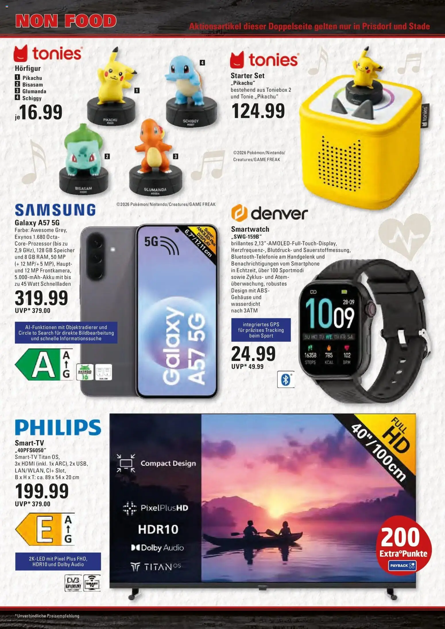 Marktkauf Prospekt Prisdorf (ab 24.08.2026) » Angebote online | Seite: 17 | Produkte: Philips, Smartwatch, Smartphone, Audio