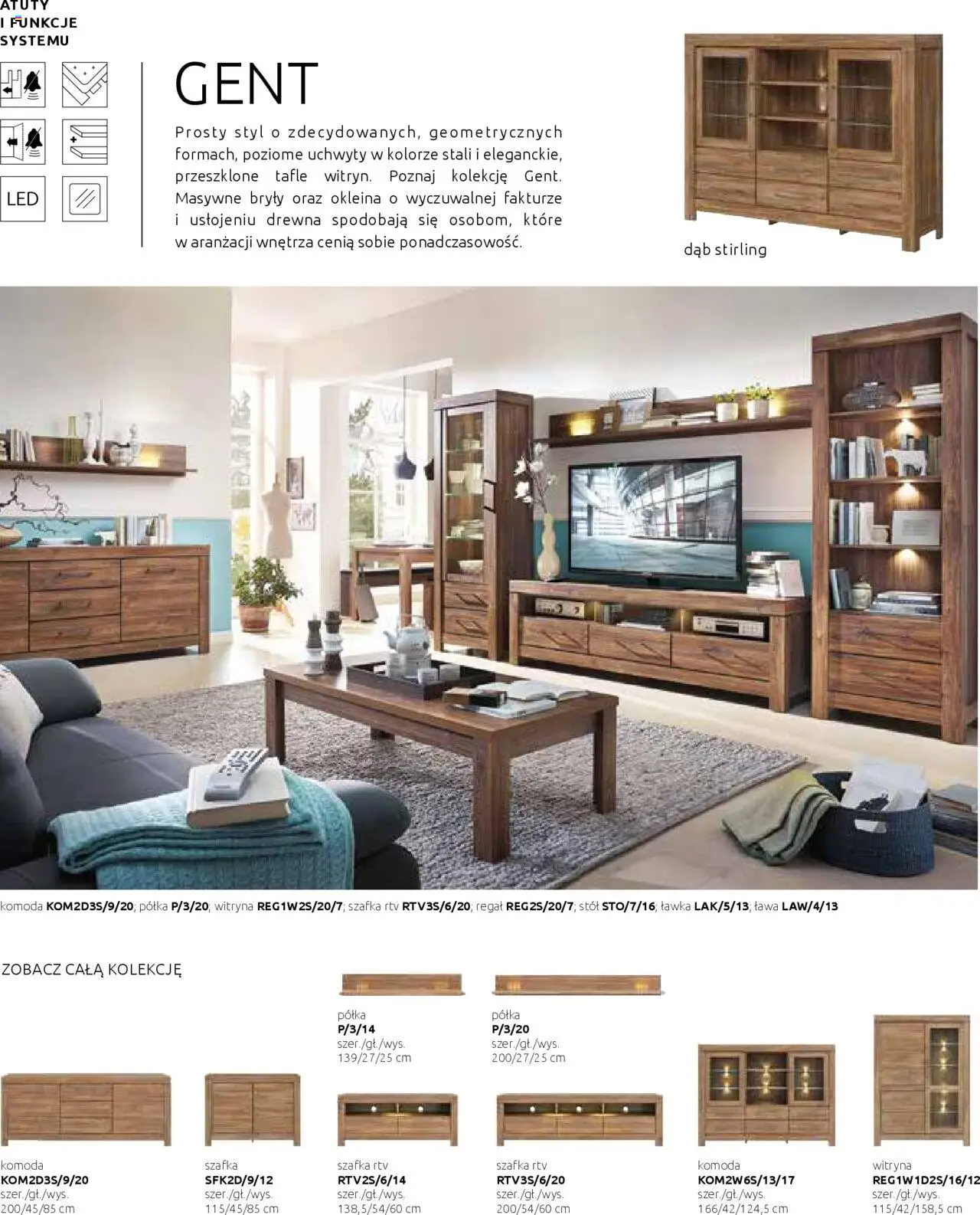Black Red White Gazetka - Katalog rodzinnych wnętrz od 24.05.2024 | Strona: 42 | Produkty: Komoda, Półka, szafka RTV, Regał
