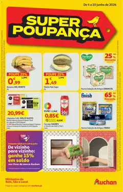 Pré-visualização Auchan folheto válido de 04.06.2026