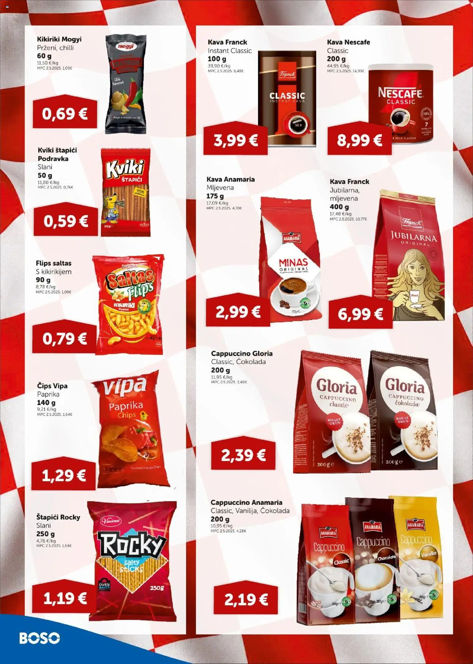 Boso katalog | vrijedi od 02.07.2026 | Stranica: 10 | Proizvodi: Flips, Kava, Paprika, Štapići