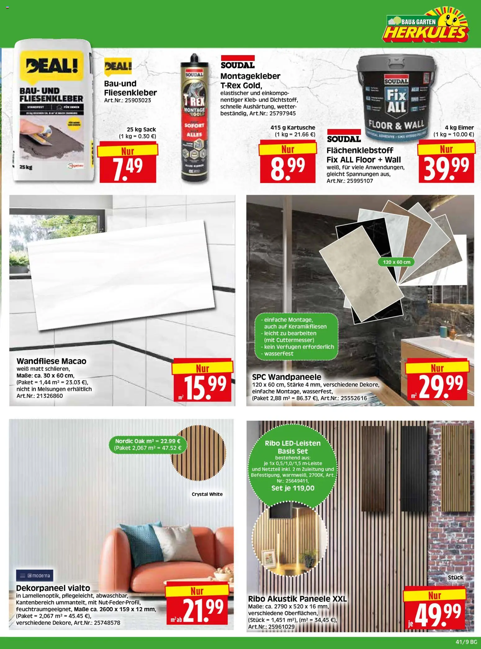HERKULES Bau & Garten – gültig ab 05.10.2026 | Seite: 9 | Produkte: Netzteil