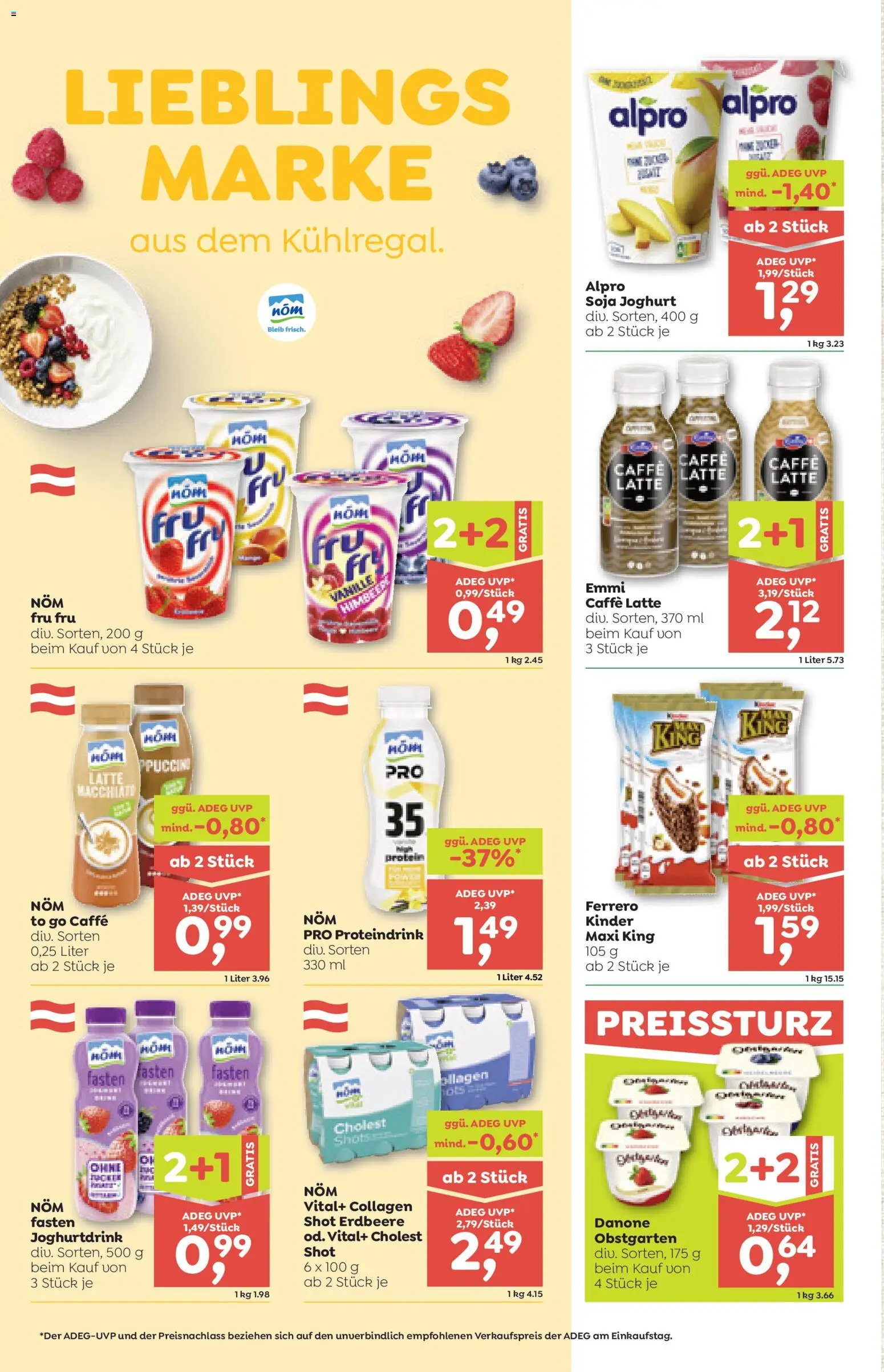 ADEG Flugblatt gültig ab 28.05.2026 | Seite: 2 | Produkte: Joghurt