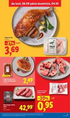 Ofertele Lidl valabile de la 28.09.2026 | Pagină: 5 | Produse: Ciorba, Rață, Black angus, Black