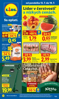 Lidl leták platný od 13.07.2026
