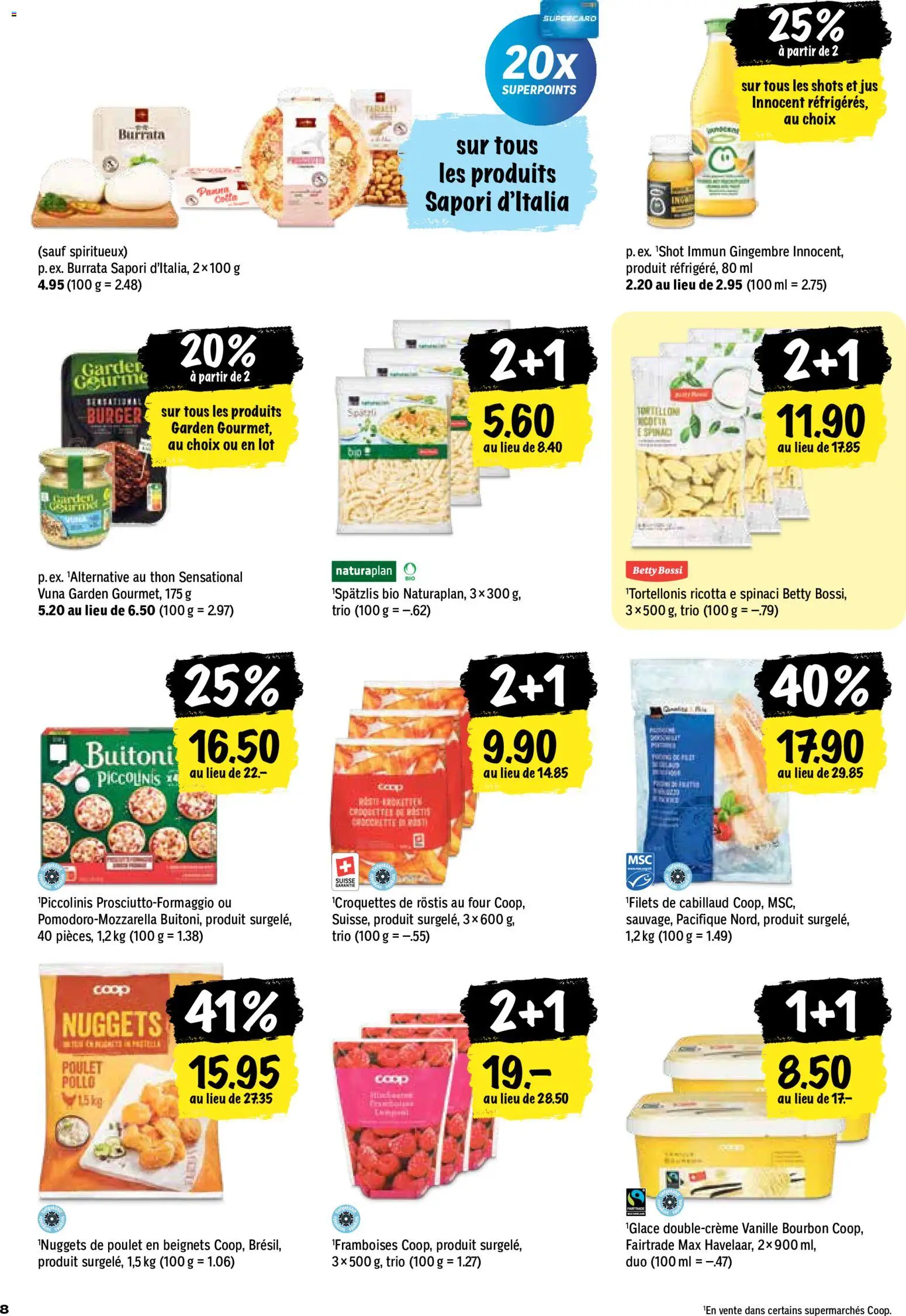 Coop aktionen FR – gültig ab 17.09.2026 | Seite: 8