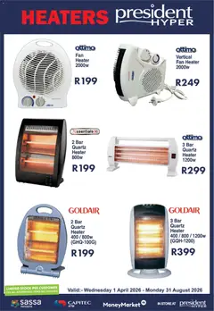 President Hyper specials catalogue – valid from 25/06/2026