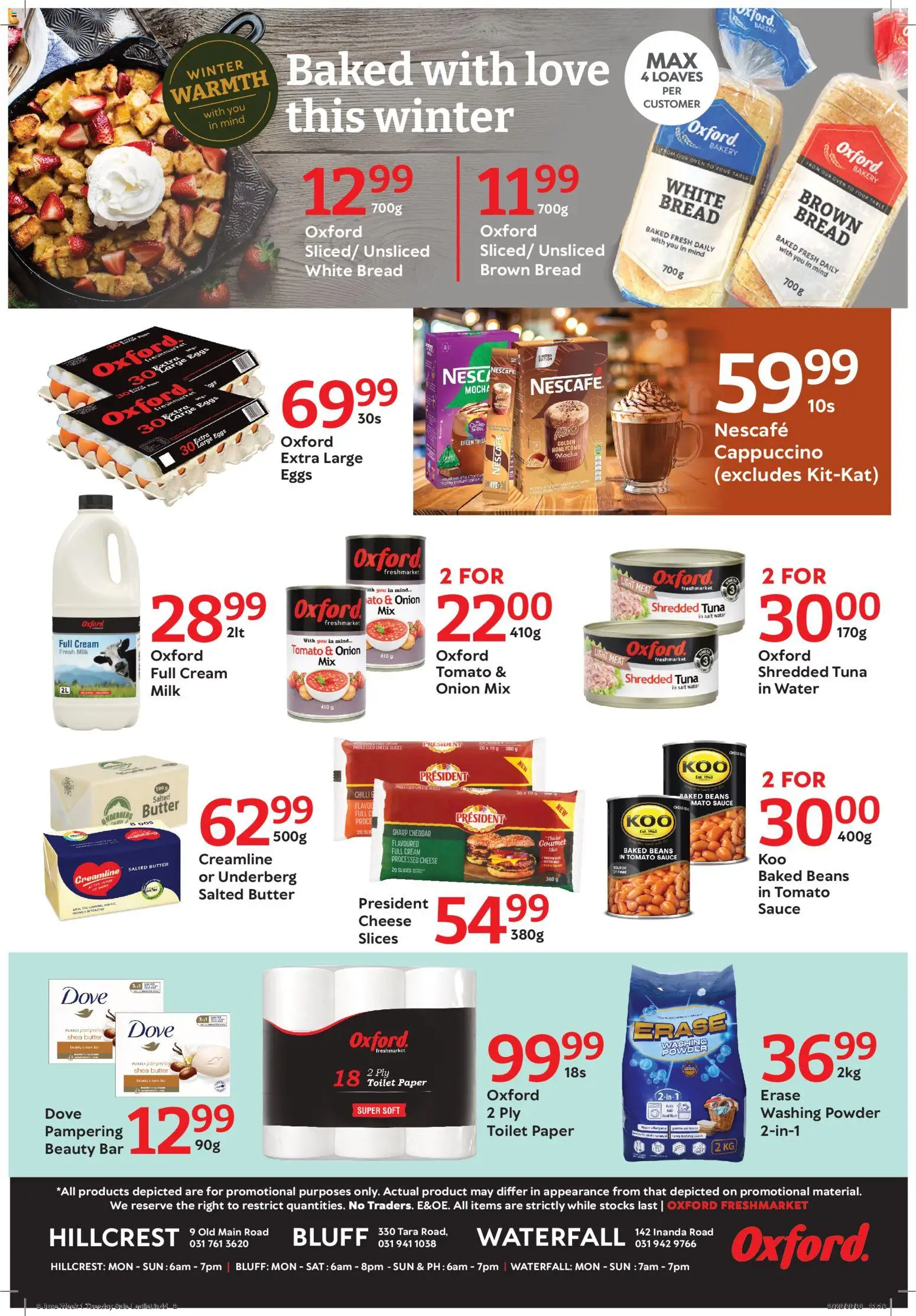New Oxford Freshmarket catalogue – valid from 09.06.2026 | Page: 2 | Products: Cheese, Eggs, Paper, Chilli