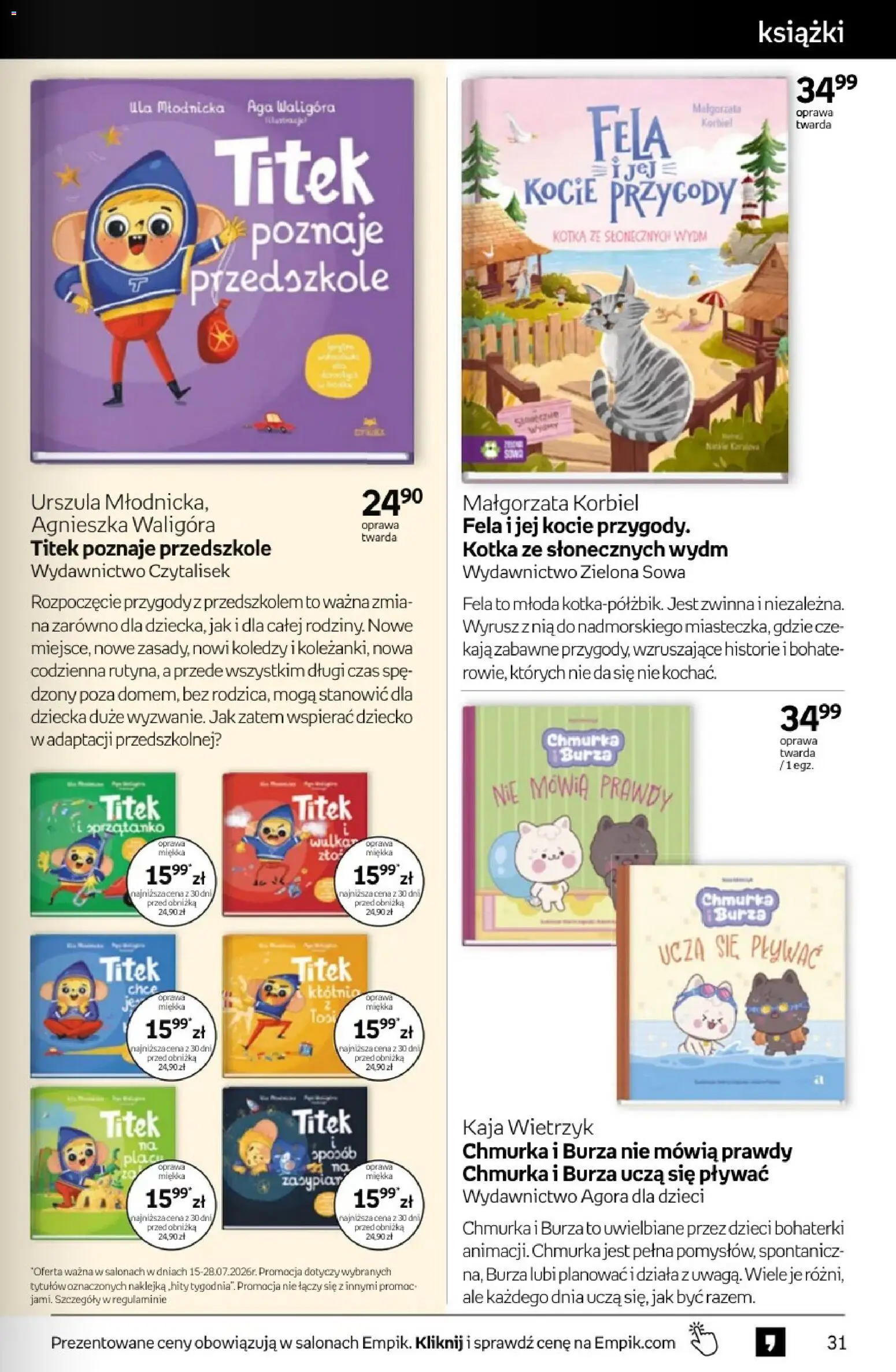 Empik promocje od 15.07.2026 | Strona: 31 | Produkty: Książki