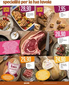 Anteprima del volantino Piccolo volantino Offerte Speciali valido a partire dal 31/08/2026 | Pagina: 2 | Prodotti: Pesce, Taglio, Latte, Noci
