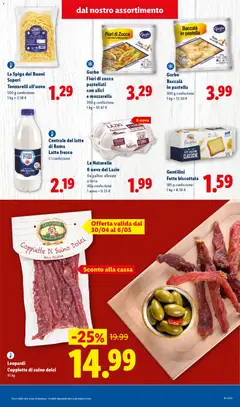 Anteprima del volantino Gentilini Fette biscottate, 185 g confezione valido a partire dal 30.04.2026 | Pagina: 3