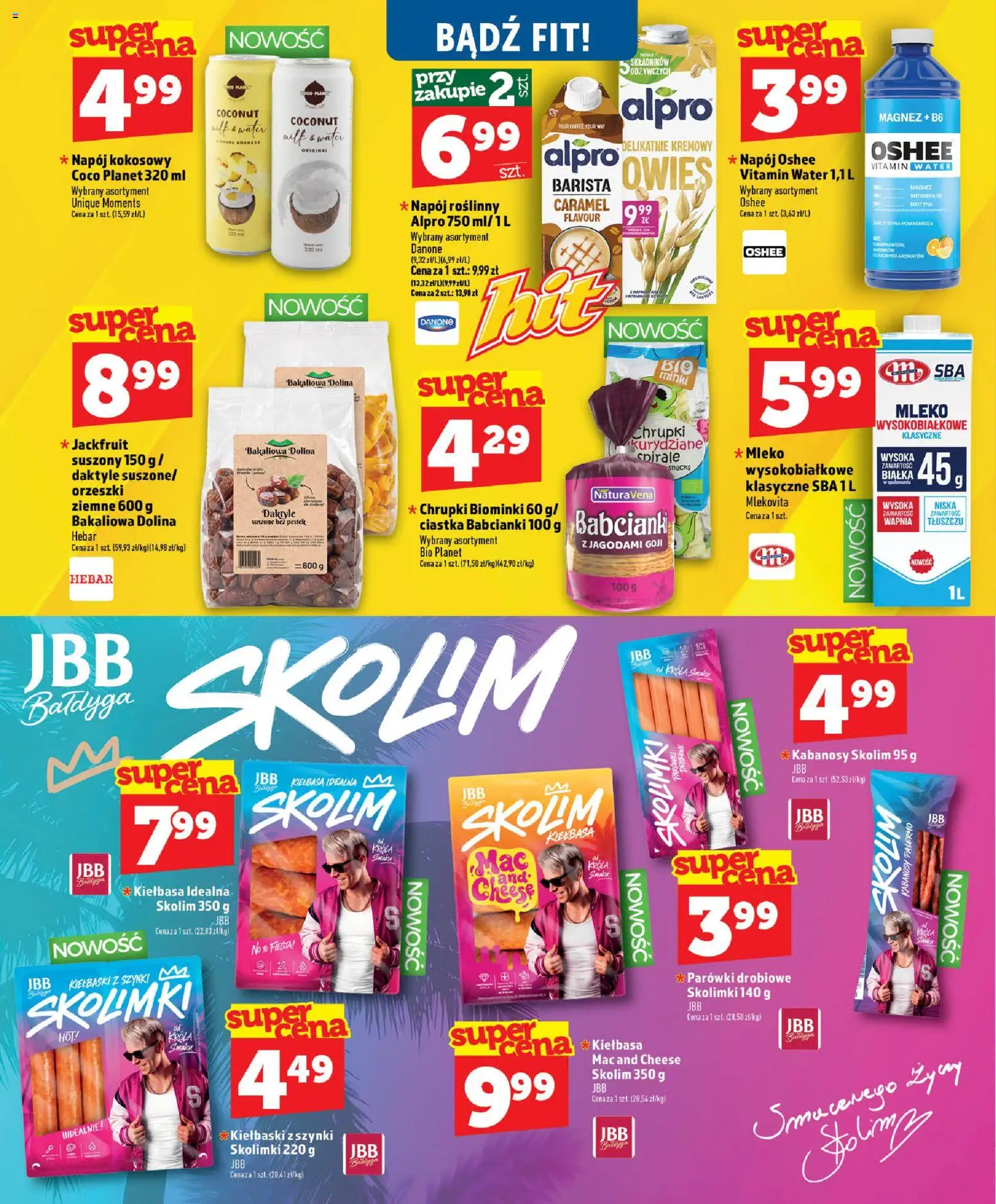 Topaz gazetka - MAZ od 02.07.2026 | Strona: 12 | Produkty: Kiełbasa, Napój kokosowy, Parówki, Orzeszki ziemne