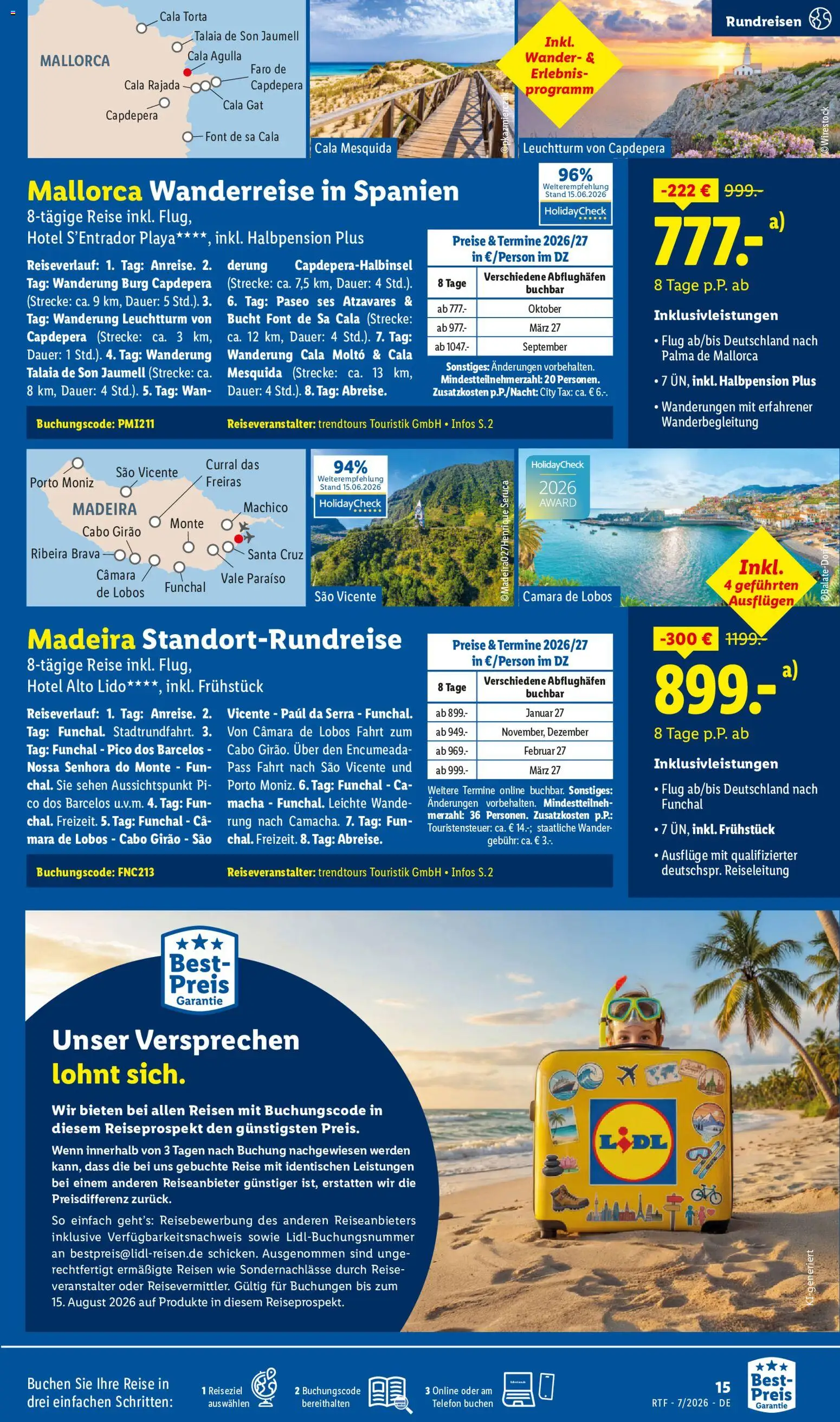 Lidl Reisen Prospekt – gültig ab 15.07.2026 | Seite: 15 | Produkte: Telefon