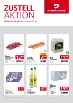 Transgourmet Zustellaktion ab 14.09.2026 gültig