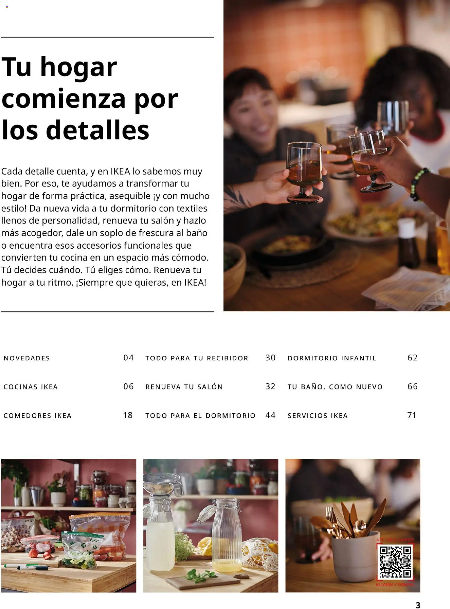 Catálogo IKEA Accesorios y decoración │ válido desde el 01/02/2026 | Página: 3 | Productos: Salón, Té, Cocina, Baño