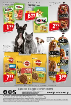 Pogląd oferty "Prim Market gazetka" - ważna od 14.05.2026 | Strona: 16 | Produkty: Por, Pedigree, Karma dla psa, Wołowina