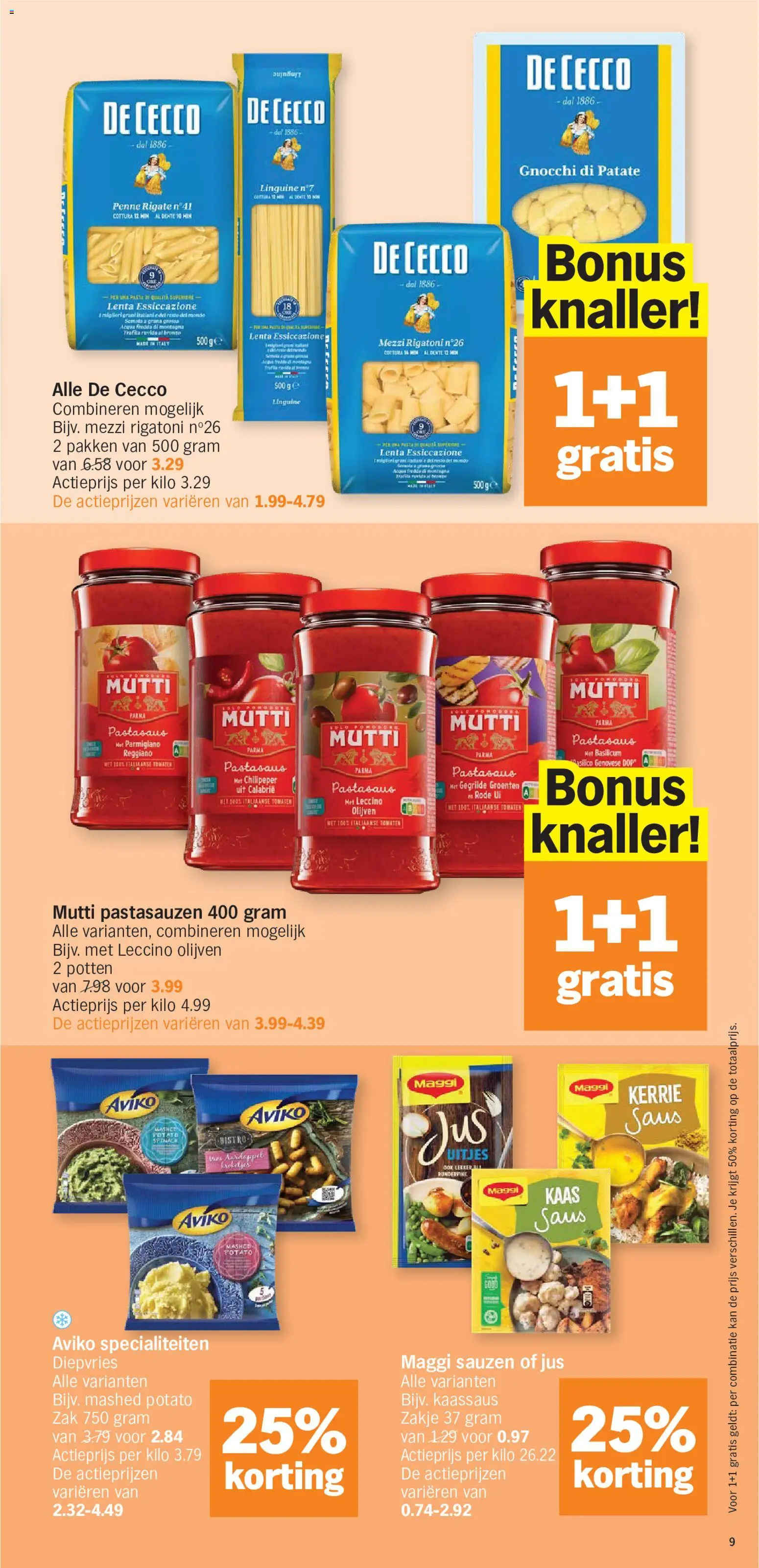 {H1} | Pagina: 9 | Producten: Tomaten, Pasta, Zak, Groenten