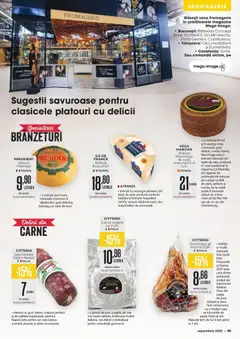 Ofertele Mega Image valabile de la 27.08.2026 | Pagină: 45 | Produse: Dulceata, Salam, Vin, Tip