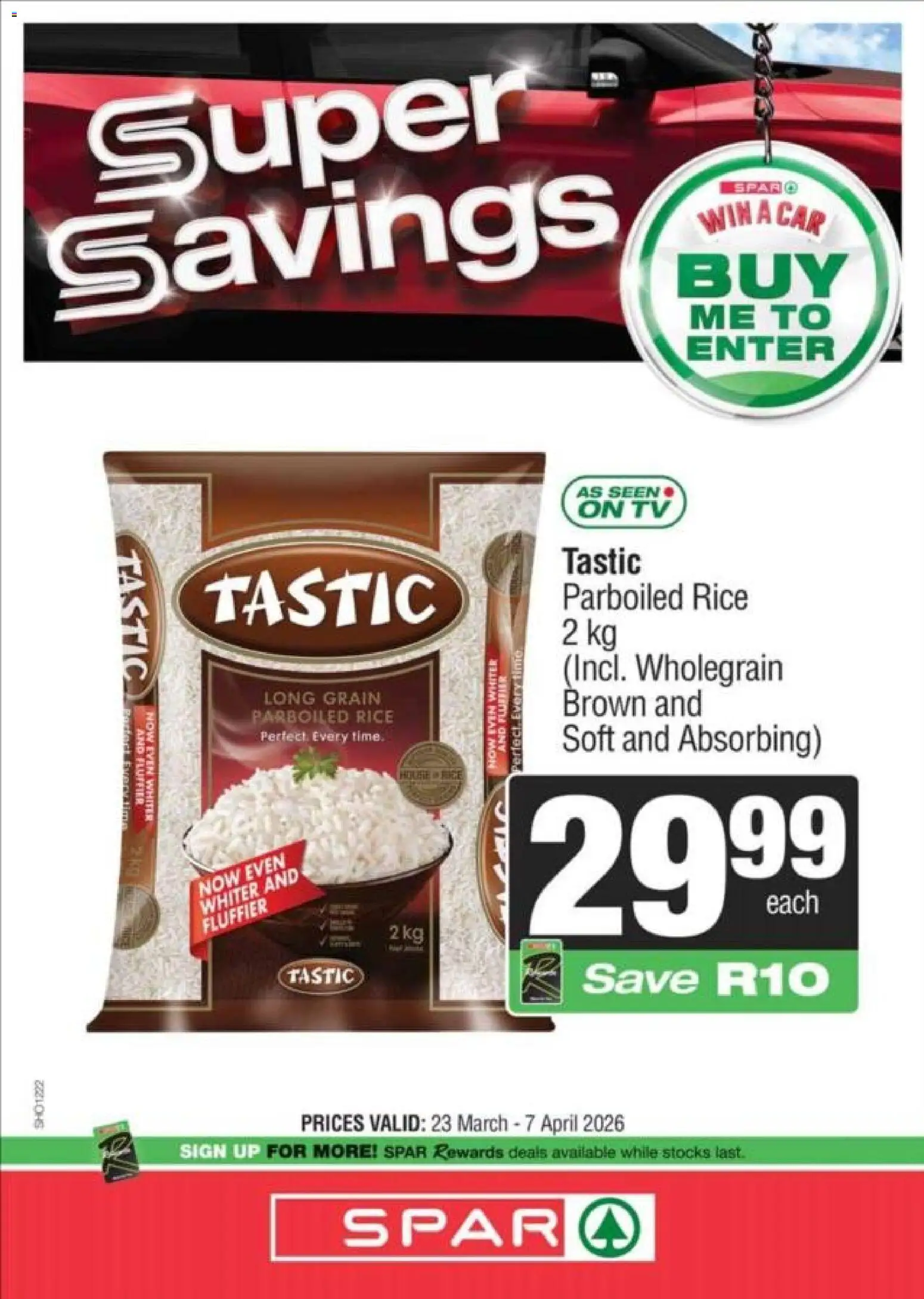 Spar Specials (23/03/2026 - 07/04/2026) Online