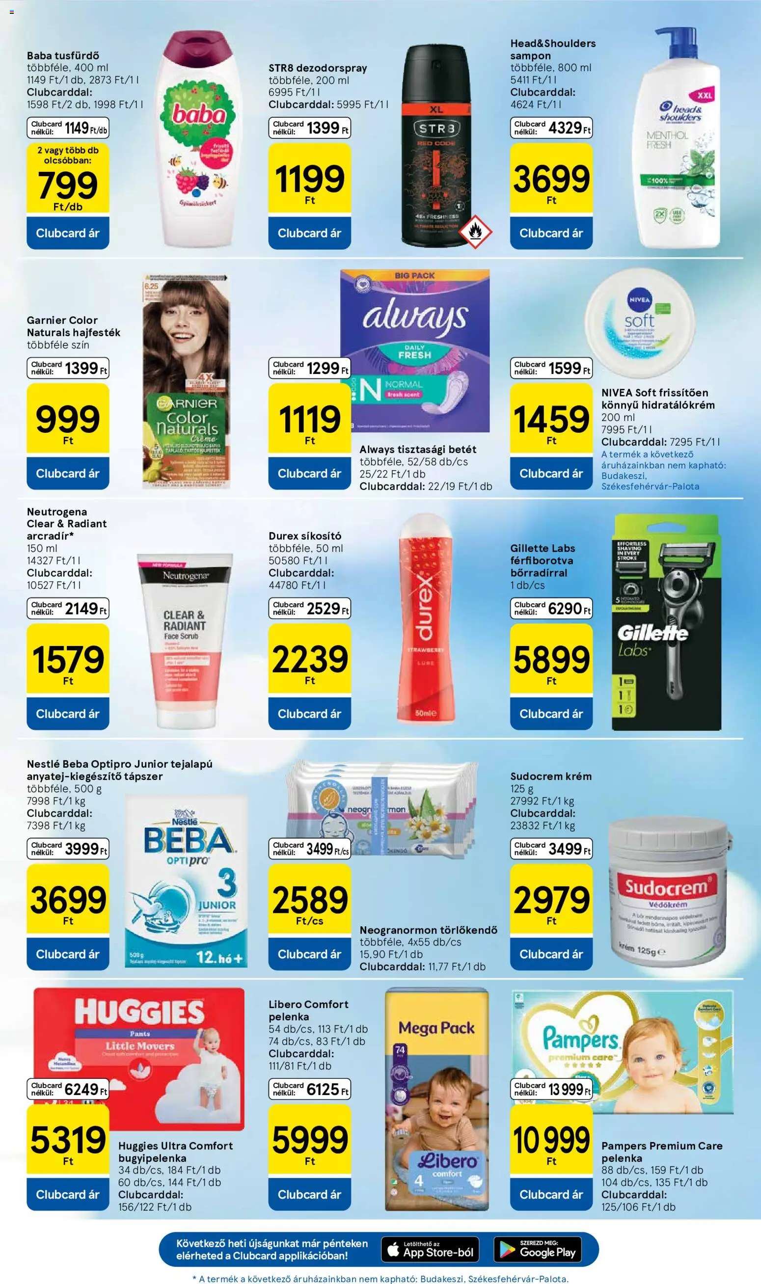 Tesco akciós ujság - amely érvényes a következő dátumtól: 04.06.2026 | Oldal: 11 | Termékek: Pampers, Törlőkendő, Hajfesték, Sampon