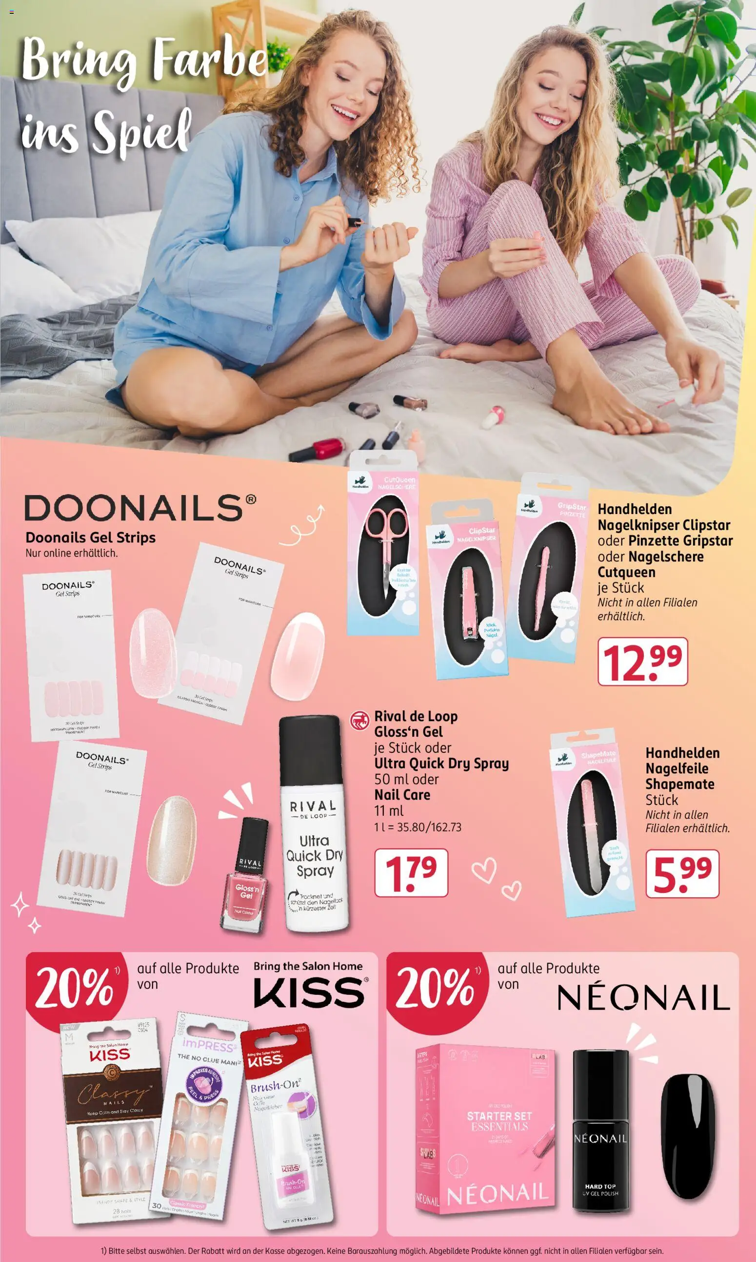 Rossmann Prospekt – gültig ab 08.06.2026 | Seite: 7 | Produkte: Spiel, Nagellack, Pinzette, Nagelfeile