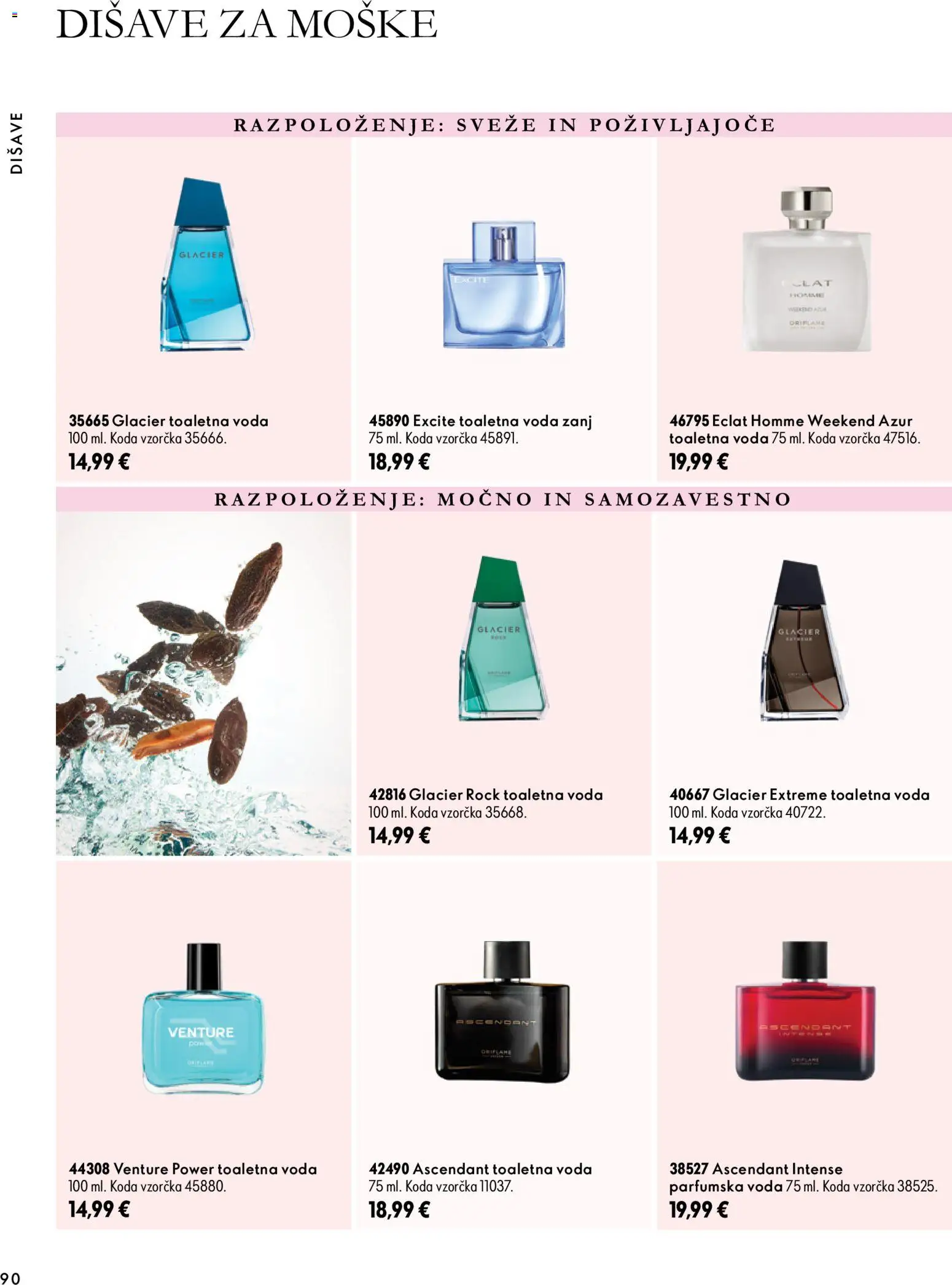 Novi Oriflame katalog ponudbe – veljaven od 07.10.2026 | Stran: 90 | Izdelki: Voda, Toaletna voda, Parfumska voda