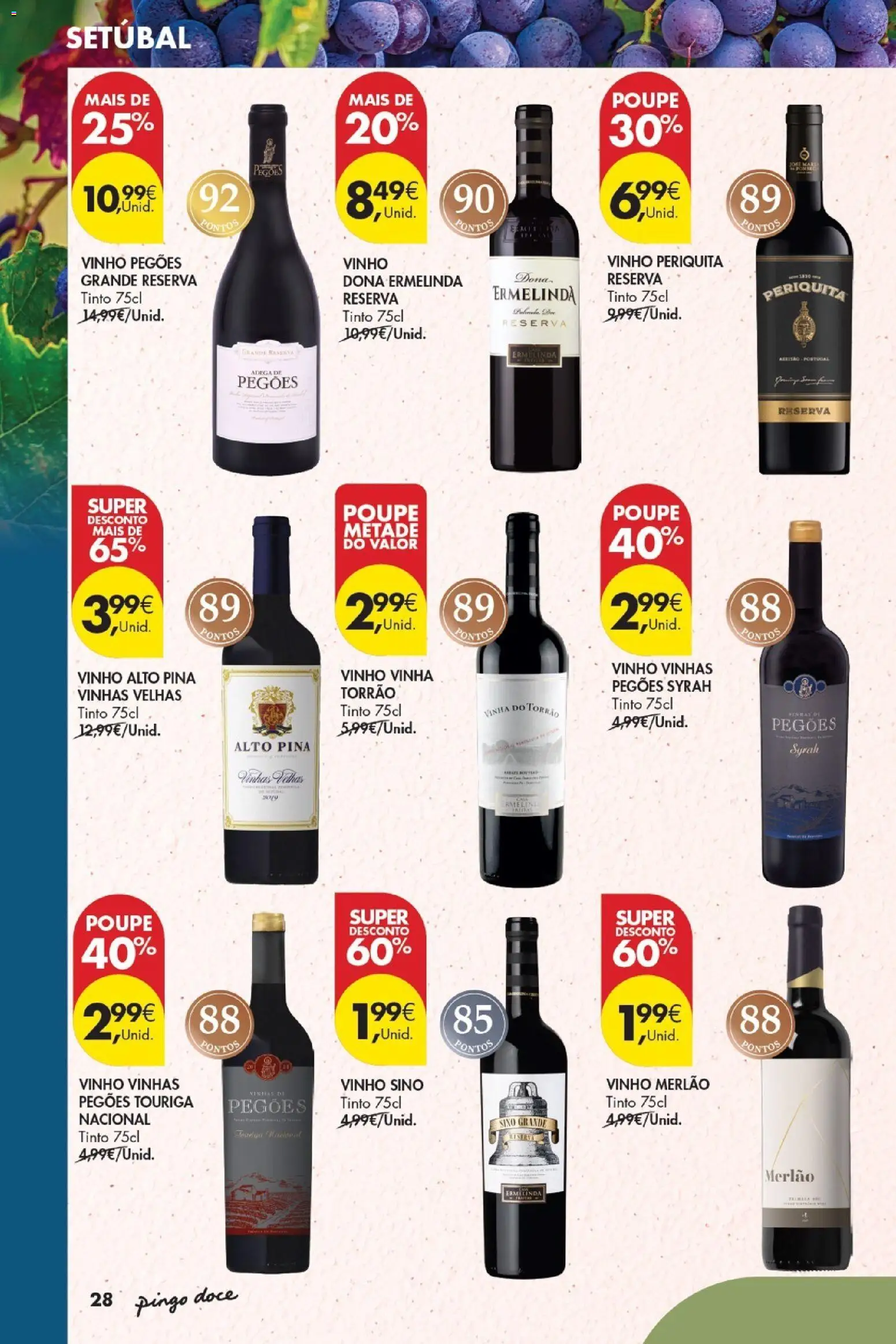 Pingo Doce - Vinhos e Sabores de Portugal Madeira │ válido de 15/09/2026 | Página: 28 | Produtos: Vinho