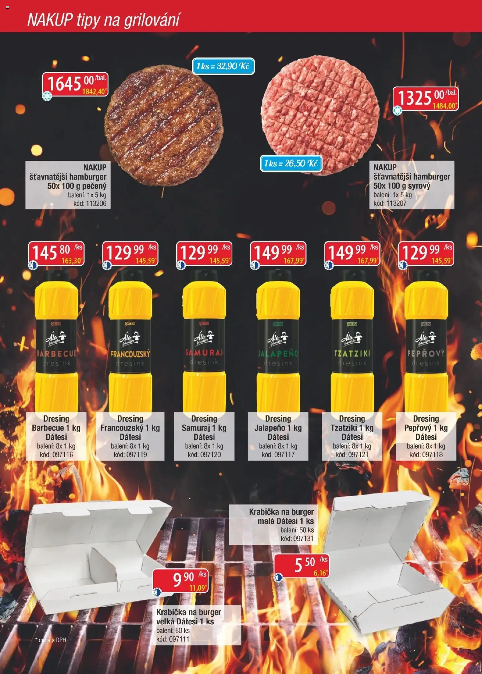 Astur & Qanto leták - Velkoobchod fresh 08/2026 od 01.08.2026 | Strana: 20 | Produkty: Hamburger, Grilování, Krabička, Tzatziki