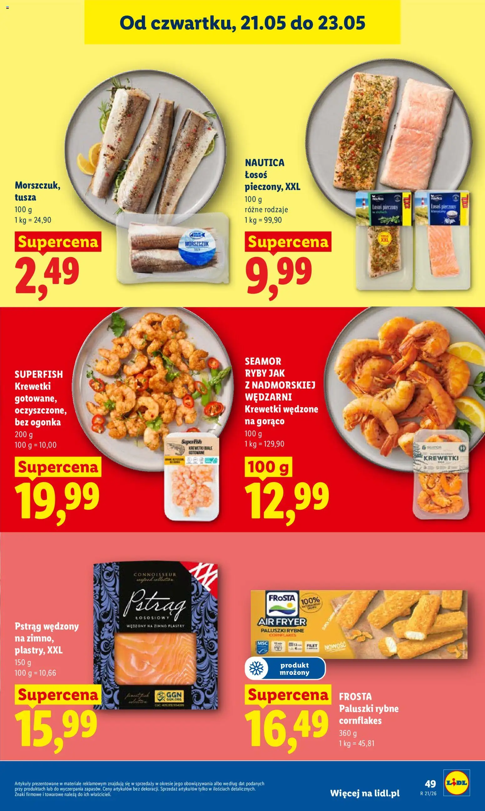 Lidl Polsko leták od 21.05.2026 | Strana: 51 | Produkty: Cornflakes, Ryby, Losos